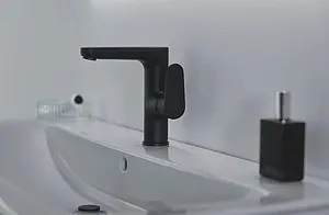 Смеситель для раковины Ideal Standard Crafine O чёрный матовый BC555XG Смеситель для раковины Ideal Standard Crafine O чёрный матовый BC555XG, 4