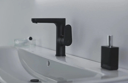 Смеситель для раковины Ideal Standard Crafine O чёрный матовый BC555XG