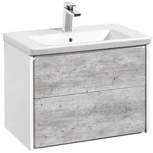 Тумба под умывальник подвесная Roca Ronda 70 белый/бетон ZRU9303003 Тумба под умывальник подвесная Roca Ronda 70 белый/бетон ZRU9303003, 1