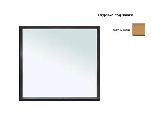 Зеркало с подсветкой Allen Brau Priority 75x100 чёрный браш 1.32020.BB