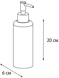 Дозатор для жидкого мыла Fixsen Tropic хром/зелёный c рисунком FX-0882E-1 Дозатор для жидкого мыла Fixsen Tropic хром/зелёный c рисунком FX-0882E-1, 2