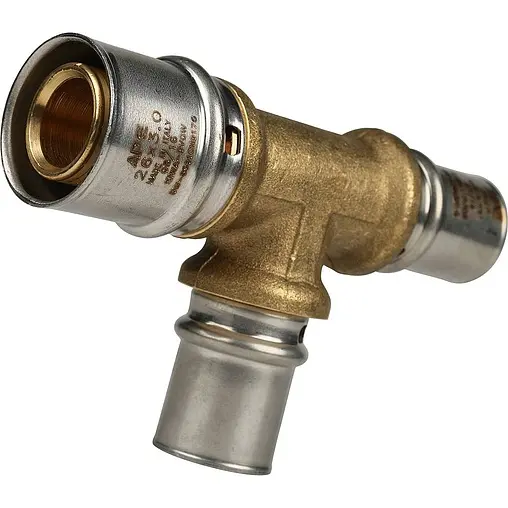 Тройник пресс редукционный 26мм x 20мм x 20мм APE AP131 26x20x20