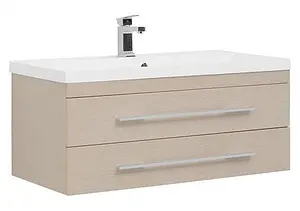 Тумба-умывальник подвесная Aquanet Нота 100 светлый дуб 00171497+00204096 Тумба-умывальник подвесная Aquanet Нота 100 светлый дуб 00171497+00204096, 1