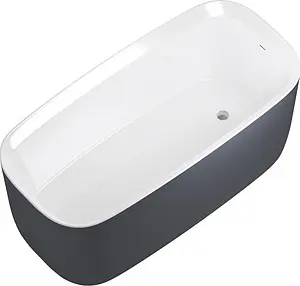 Ванна акриловая отдельностоящая Allen Brau Infinity 3 170x78 белый/панель антрацит 2.21003.20/AM Ванна акриловая отдельностоящая Allen Brau Infinity 3 170x78 белый/панель антрацит 2.21003.20/AM, 1