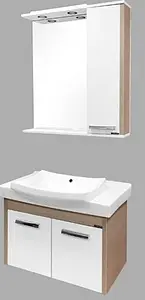 Тумба-умывальник подвесная Comforty Киото 75П белый/сосна лоредо 00003123807CF Тумба-умывальник подвесная Comforty Киото 75П белый/сосна лоредо 00003123807CF, 5