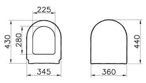 Крышка-сиденье для унитаза VitrA Zentrum белый 94-003-001