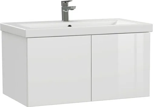 Тумба-умывальник подвесная Cersanit Colour 80 белый 64259+