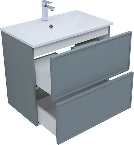 Тумба под умывальник Aquanet Арт 75 мисти грин 00313275