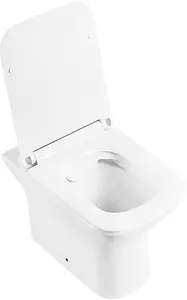 Унитаз приставной безободковый BelBagno Romano белый BB248CBR Унитаз приставной безободковый BelBagno Romano белый BB248CBR, 3