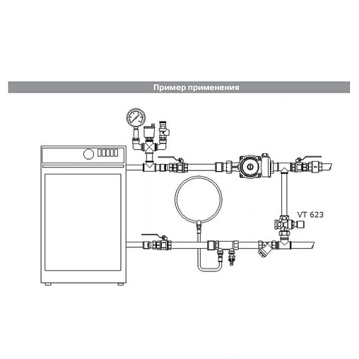 Перепускной клапан ¾&quot; Valtec VT.623.G.05