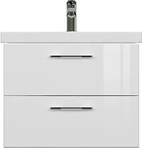 Тумба-умывальник подвесная Cersanit Lara 60 белый 64133+, 3