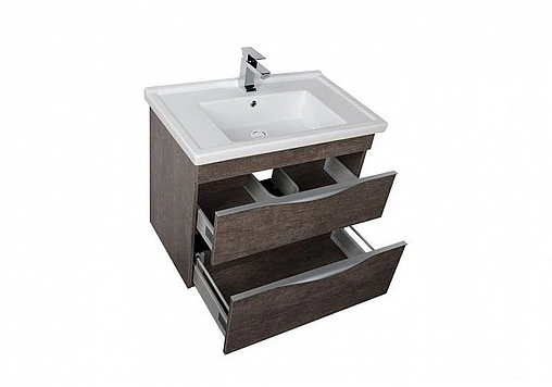 Тумба под умывальник Aquanet Эвора 80 дуб антик 00183002
