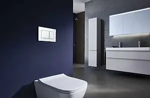 Клавиша смыва для унитаза Azario AZ-8200-0032 белый глянцевый, 3