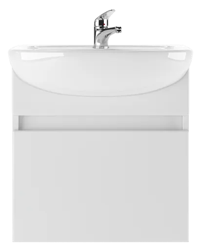 Тумба под умывальник подвесная Айсберг Элегия 50 белый DA3005T
