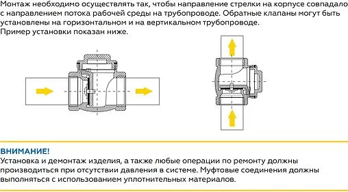 Клапан обратный поворотный 1¼"в x 1¼"в Elsen EV42.114114 Клапан обратный поворотный 1¼"в x 1¼"в Elsen EV42.114114