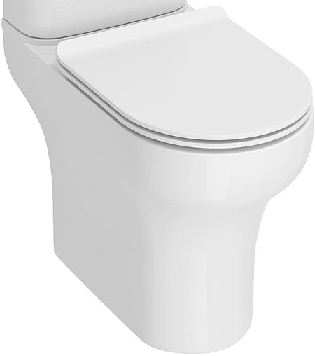 Унитаз-компакт безободковый Kerama Marazzi Buongiorno белый BG.wc.01+BG.cis.01