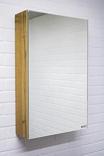 Шкаф-зеркало Домино Craft 45 дуб вотан DCr2211HZ