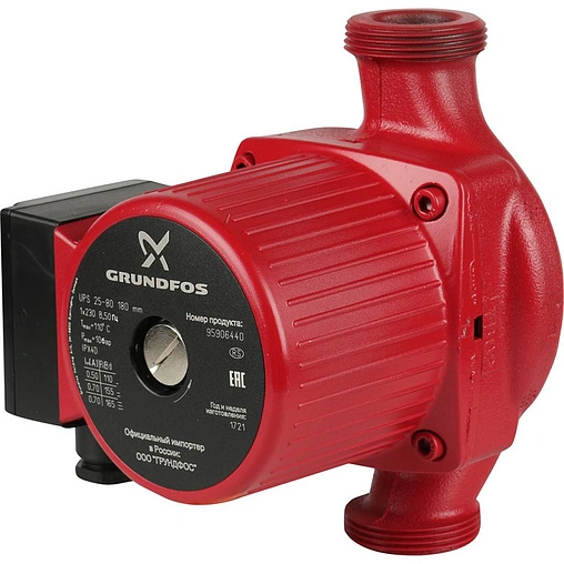 Насос циркуляционный Grundfos UPS 25-80 180 95906440