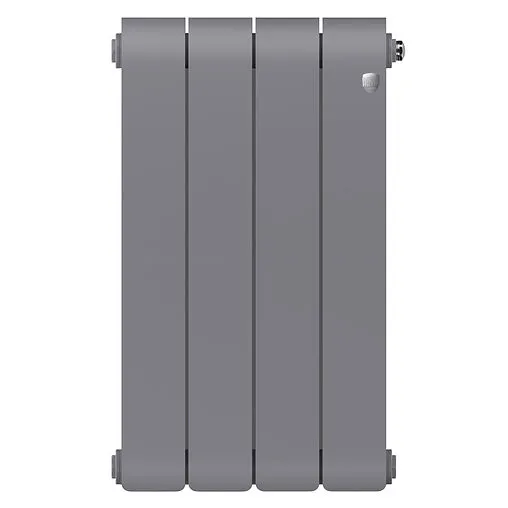 Радиатор биметаллический 4 секций Royal Thermo Infinity 500 Silver Satin RTINSS5004 Радиатор биметаллический 4 секций Royal Thermo Infinity 500 Silver Satin RTINSS5004