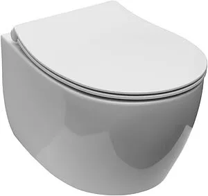 Унитаз подвесной безободковый Allen Brau Fantasy белый матовый 4.11004.21, 1