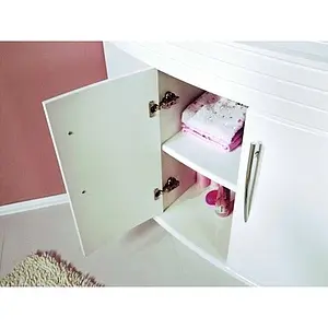 Тумба-умывальник напольная Aquaton Лас-Вегас L белый 1A0509K0LA01L Тумба-умывальник напольная Aquaton Лас-Вегас L белый 1A0509K0LA01L, 3