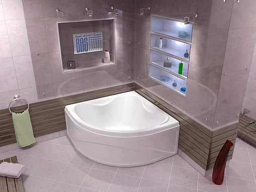 Ванна акриловая Bas Риола 135x135 В00030