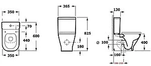 Чаша унитаза Aquanet Fine-C белый FINE-C, 2