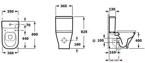 Чаша унитаза Aquanet Fine-C белый FINE-C Чаша унитаза Aquanet Fine-C белый FINE-C