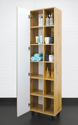 Шкаф-пенал напольный Домино Craft 50 дуб вотан DCr2217P