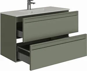 Тумба-умывальник подвесной Allen Brau Eclipse 2.0 100 олива 1.E1003.CGM 2.0+, 1