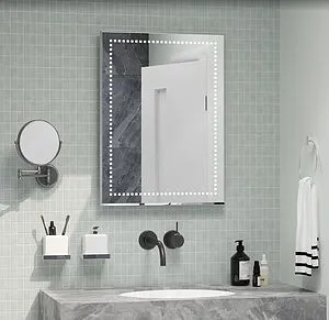 Зеркало с подсветкой Continent Италия Люкс белый ЗЛП07, 4