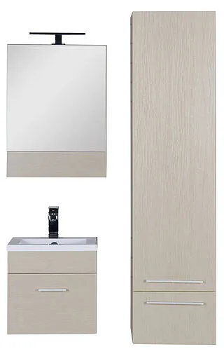 Шкаф-зеркало Aquanet Нота 50 L светлый дуб 00172681