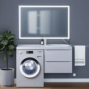 Тумба-умывальник подвесная Uperwood Tanos 120 R белый 291021010 Тумба-умывальник подвесная Uperwood Tanos 120 R белый 291021010, 5