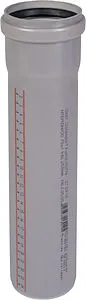 Труба канализационная внутренняя D=75мм L=500мм Ostendorf HTEM 113020 Труба канализационная внутренняя D=75мм L=500мм Ostendorf HTEM 113020, 1