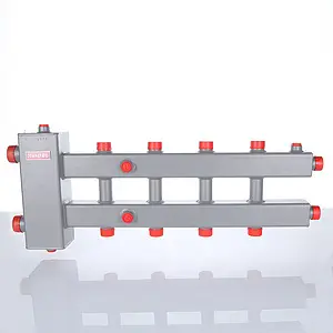 Распределительный коллектор 5 контуров с гидрострелкой 1¼&quot;н x 1&quot;н Valtec VTc.100.SH.070605, 4