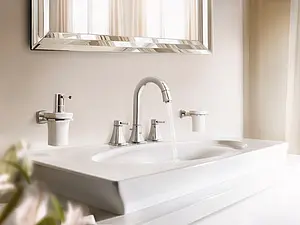 Дозатор для жидкого мыла Grohe Grandera хром/белый 40627000, 4