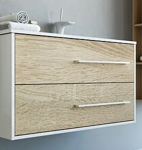 Тумба-умывальник подвесная Aqwella Miami 90 белый/дуб сонома Mai.01.09/R+Mal.09.04.D-R Тумба-умывальник подвесная Aqwella Miami 90 белый/дуб сонома Mai.01.09/R+Mal.09.04.D-R, 5