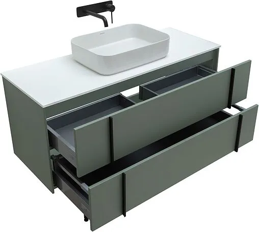 Тумба-умывальник подвесная Allen Brau Reality 120 олива 1.32008.CGM+