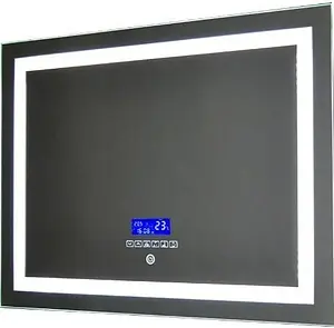 Зеркало с подсветкой Continent Rimini Led 100x80 с музыкальным блоком, с подогревом ЗЛП276, 1