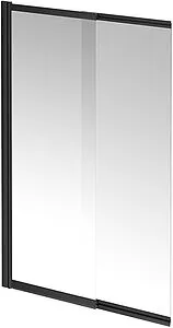 Шторка на ванну 1000мм прозрачное стекло Kerama Marazzi Vetro 100 VE.100.BSD.BLK.M, 1