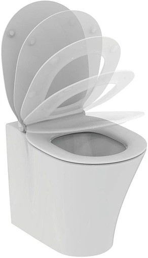 Унитаз приставной безободковый Ideal Standard Connect Air AquaBlade белый E004201