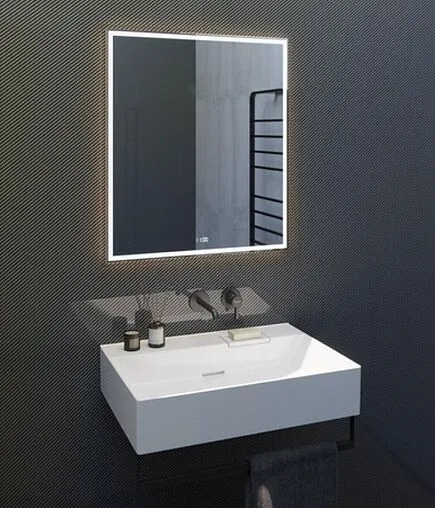 Зеркало с подсветкой Kerama Marazzi Tecno 90 с линзой белый глянцевый TE.mi.90.1