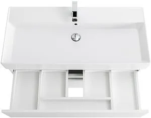 Тумба под умывальник подвесная Cezares Molveno 46 100 Bianco Ghiaccio MOLVENO 46-100-2C-SO-BG Тумба под умывальник подвесная Cezares Molveno 46 100 Bianco Ghiaccio MOLVENO 46-100-2C-SO-BG, 5