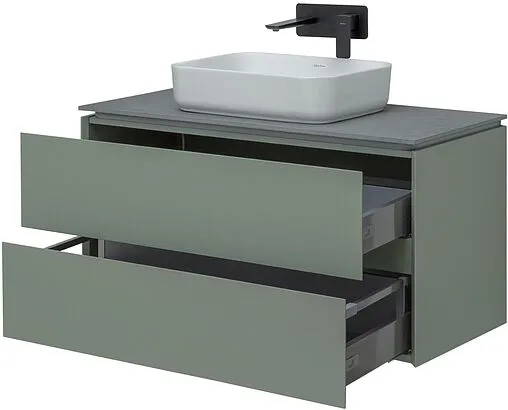 Тумба-умывальник подвесная Allen Brau Infinity 100 олива 1.21003.CGM+