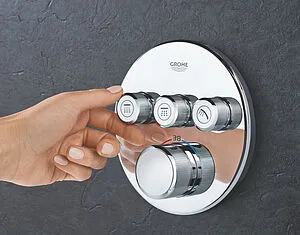 Термостат для 3 потребителей Grohe Grohtherm SmartControl хром 29121000 Термостат для 3 потребителей Grohe Grohtherm SmartControl хром 29121000, 4