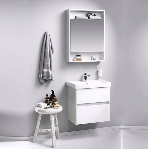 Тумба-умывальник подвесная Aqwella City 60 белый/дуб канадский CI0106DK+S-UM-MOD60SL/1 Тумба-умывальник подвесная Aqwella City 60 белый/дуб канадский CI0106DK+S-UM-MOD60SL/1