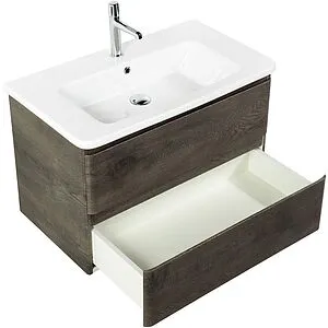 Тумба-умывальник подвесная BelBagno ALBANO-CER 80 Robere Nature Grigio ALBANO-CER-800-2C-SO-RNG+12080-KL, 4