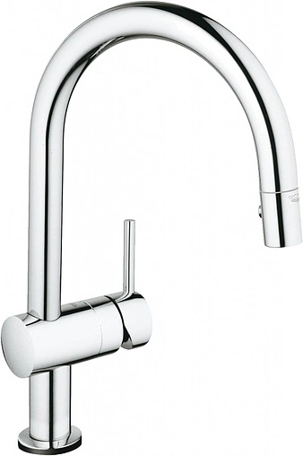 Смеситель для кухни с выдвижным изливом Grohe Minta Touch хром 31358001