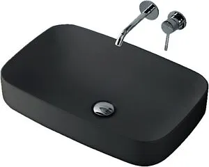 Раковина Kerasan Tribeca 60 черный матовый 514131 Раковина Kerasan Tribeca 60 черный матовый 514131, 1