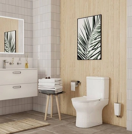 Унитаз-компакт безободковый IDDIS Drum белый DRU2DSEi24